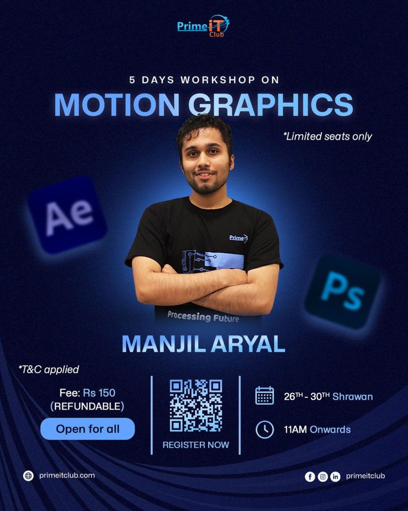 5 Days Workshop on Motion Graphics