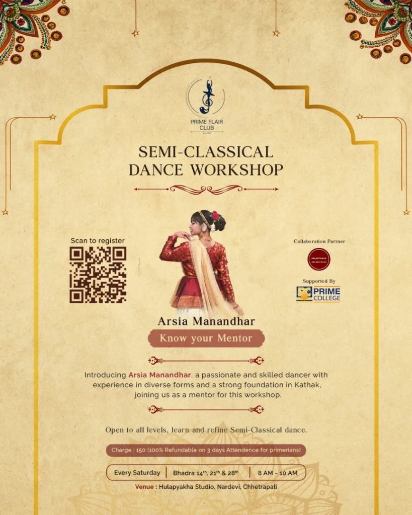 Mentor, Semi Classical Dance Workshop