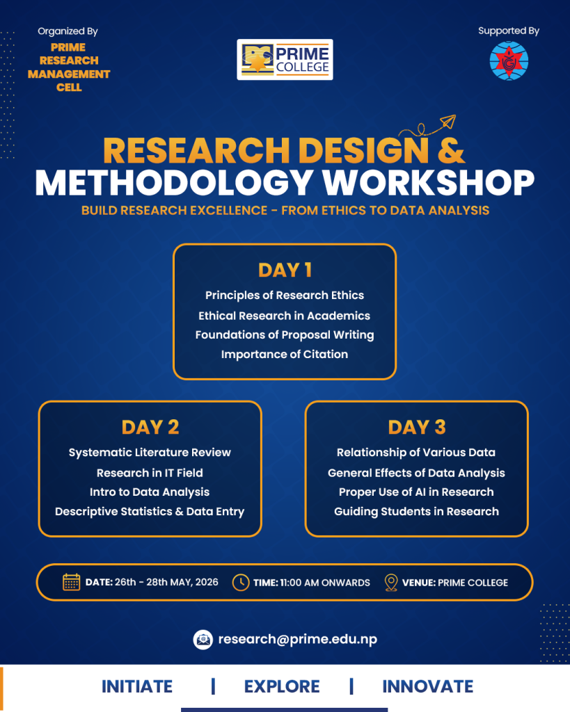 RESEARCH DESIGN & METHODOLOGY WORKSHOP 2083